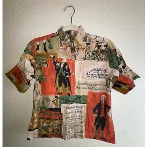 Vintage American History “Common Sense” Novelty Shirt Estimated 1970’s